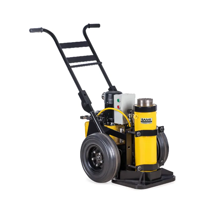 RJI10018,100 Ton, Electric Lifting Jack,Hydraulic Wheeled Jack